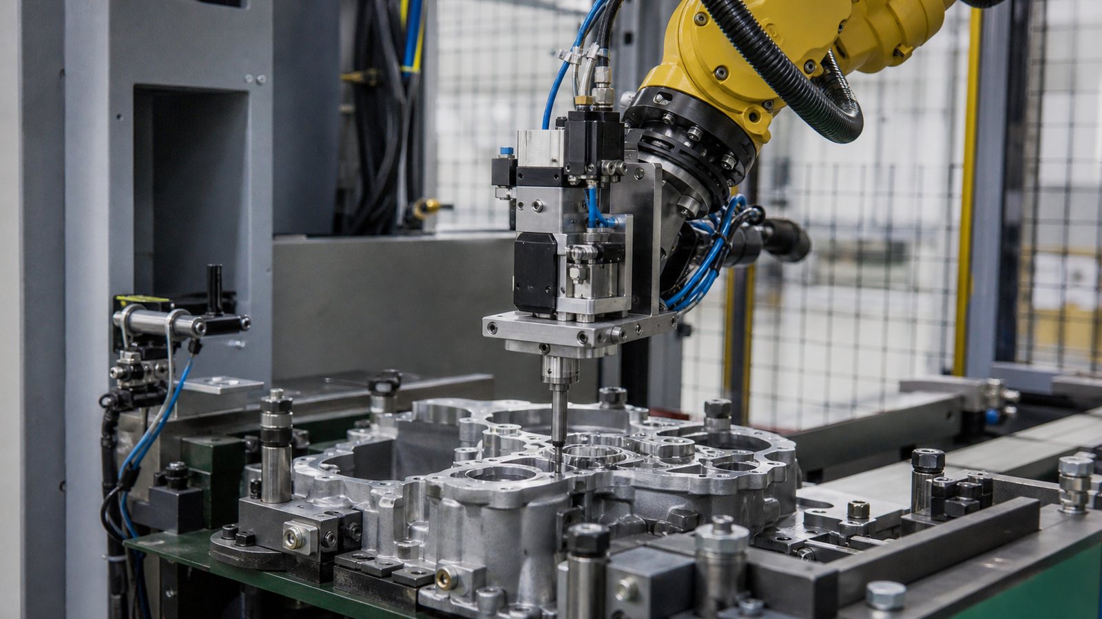 Технически правдоподобная сцена: Как работает решение; иллюстрация к материалу «повторяемость и точность робота: разбираем разницу»