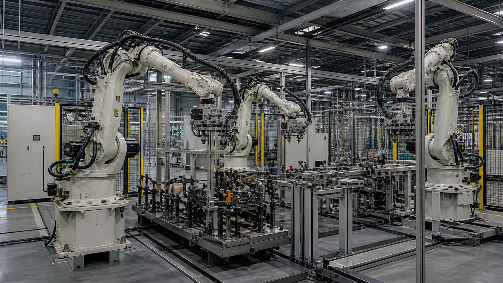 Документальная промышленная фотография по теме «YASKAWA MOTOMAN»; иллюстрация к материалу «yaskawa motoman»